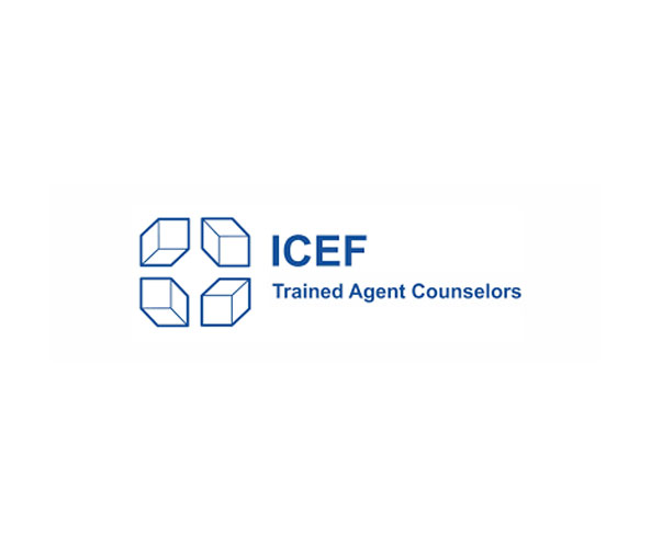 ICEF logo – Certified Trained Agent Counselors for international student guidance